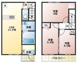 フェニックス麻の間取り