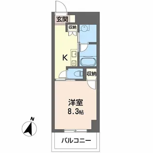 Gold Court楽々園【11階】の間取り