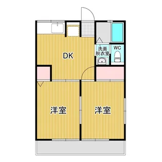 フローレンス若葉【1階】の間取り