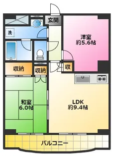 アビタシオン祗園【5階】の間取り