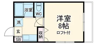 K’sロフト【2階】の間取り