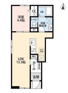 リーブルファイン川口桜町【1階】の間取り