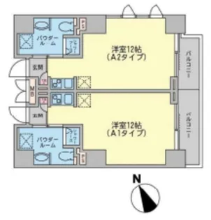 エグゼトゥール日本橋【5階】の間取り