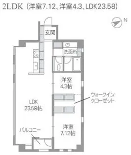 Kフラッツ【5階】の間取り
