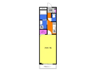 ベルフロースト【2階】の間取り