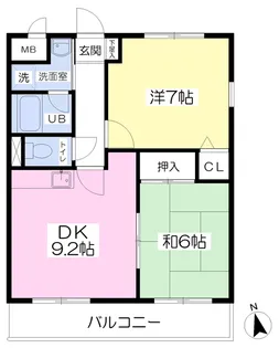 プラスタラーイシカワ【1階】の間取り