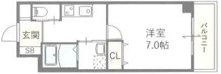 リブネスコート西宮鳴尾【3階】の間取り