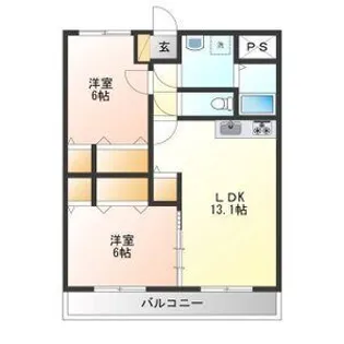 キング・ペレ【3階】の間取り