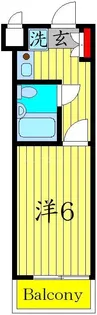 メゾンエクレーレ江古田【1階】の間取り