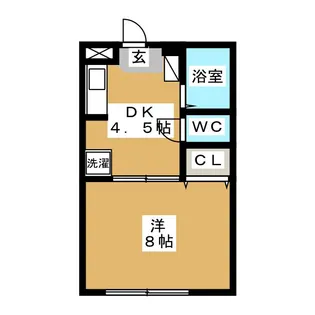 ラポール学芸大学【1階】の間取り