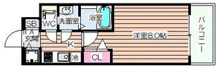 大阪WESTレジデンス【6階】の間取り
