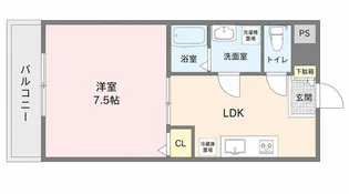サンスペース香住ヶ丘【2階】の間取り