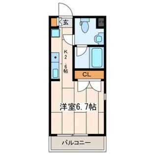 リジェール宮崎台【2階】の間取り