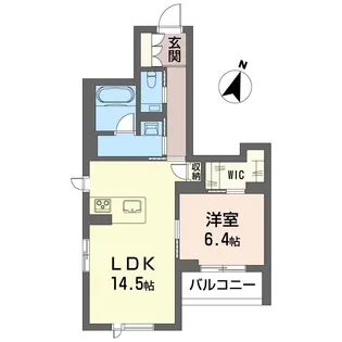 カーサ ワイエス【2階】の間取り