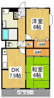 グリーンヒルズA棟【2階】の間取り