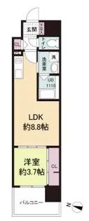 アーバイン比治山【10階】の間取り