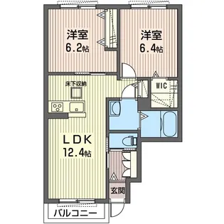 コンフォート【1階】の間取り