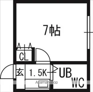 ピアコート前田【3階】の間取り