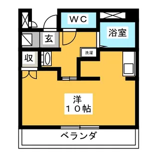 ミレニアム伝馬【2階】の間取り
