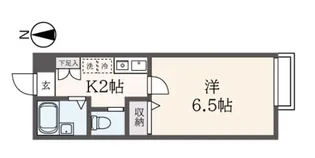 エテルナ久我山【1階】の間取り