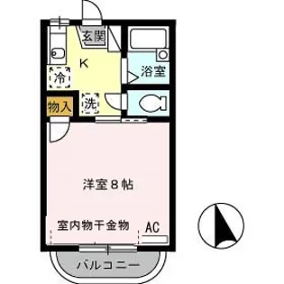 ヤングユーカリ【2階】の間取り