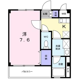 アンソレイユ・ST【2階】の間取り