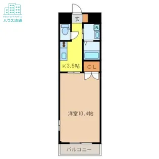 Lucas Isahaya【6階】の間取り