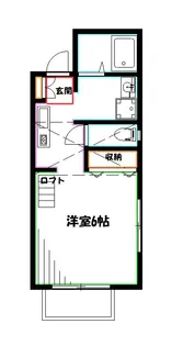 エスティーフォー小金井【1階】の間取り