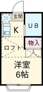 ラ・クレール武蔵野【2階】の間取り