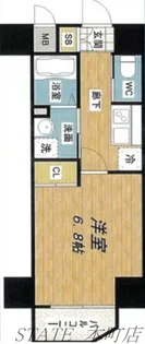 ジュネーゼグラン本町East【5階】の間取り