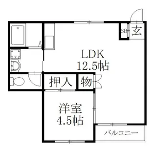 イオロスソーカ【3階】の間取り