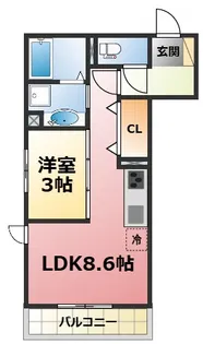 CLII【1階】の間取り