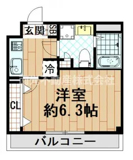 Ritz SQUARE stream I【3階】の間取り
