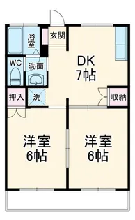 コーポイーストN【2階】の間取り