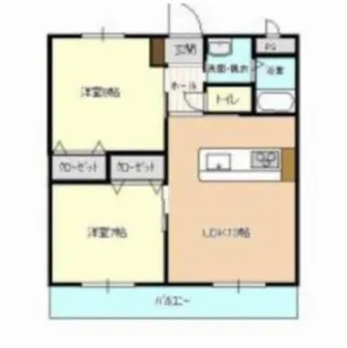 コーポアルファー【3階】の間取り