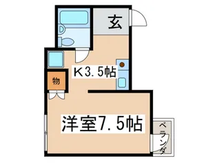 メゾン代田【1階】の間取り