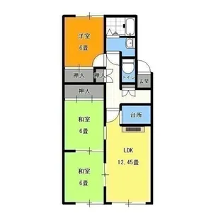 アーバンライフ27【2階】の間取り