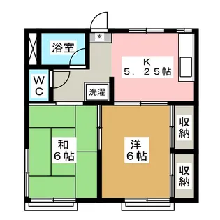 小田島アパート【2階】の間取り