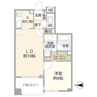 コンファーレ白鷺(0006122)【7階】の間取り