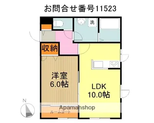Dwell西所沢【1階】の間取り