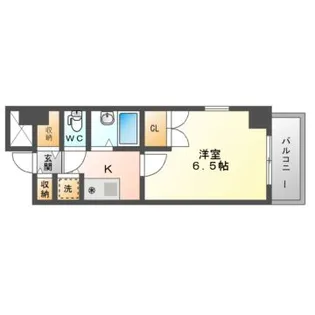 守口駅前敷島ビル【4階】の間取り