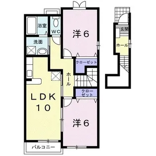 アーバイン ストリーム【2階】の間取り