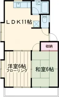 クレスト向原【2階】の間取り
