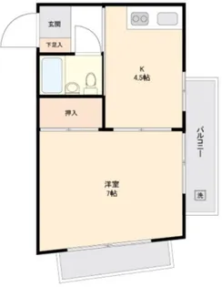 東武ハイライン東大井【3階】の間取り
