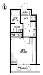 プレール・ドゥーク富士見ヶ丘【2階】の間取り
