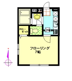 フォートレス武蔵小杉【1階】の間取り