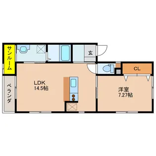コンクエスト【2階】の間取り