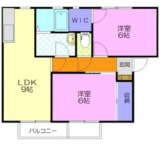 グリーンヴィラ III【2階】の間取り
