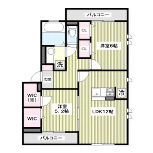 Belle Famille【2階】の間取り