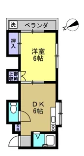 サンハイツ渡部【3階】の間取り